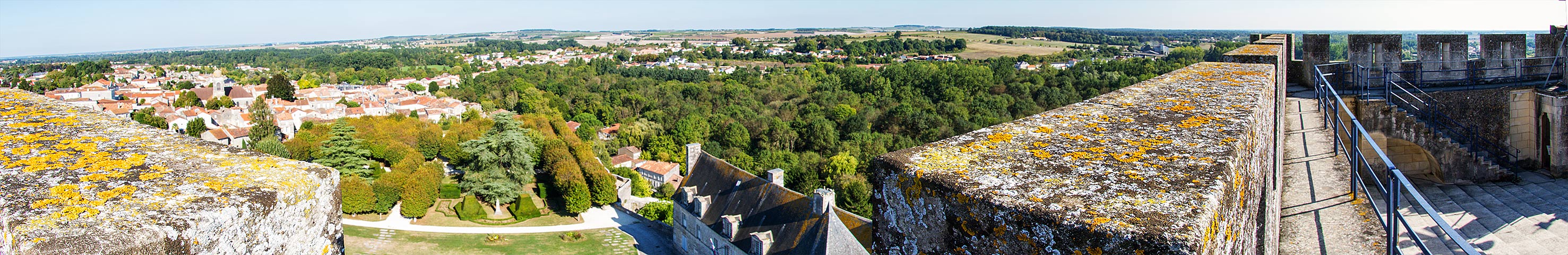 Panorama du Pons vue de Donjon